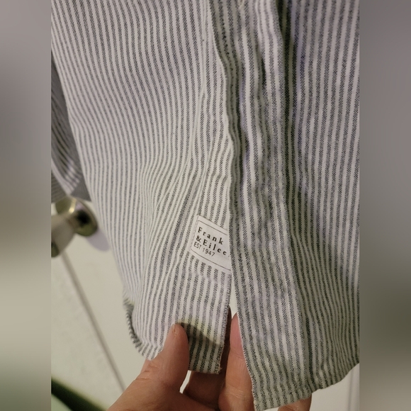 Frank & Eileen,Eileen Relaxed Button-Up Shirt, Size Large - Picture 6 of 10